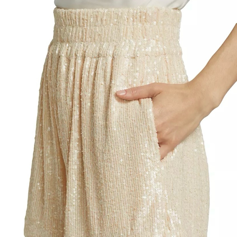 Generation Love Elise Sequin Sparkle Shorts Elastic Waist Party Shorts Club - Picture 4 of 9